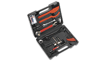The product comes with a toolbox